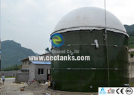 Tanques de armazenamento de biogás de digestão anaeróbica com porta de gás de dupla membrana