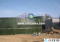 Tanque de vidro com parafusos fundido ao tanque de aço Tanque de esmalte de tratamento de águas residuais / esgoto
