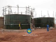 Tanque de armazenamento de biogás para tratamento de águas residuais / Tanque de bio-digestor de revestimento de duas camadas