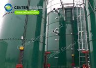 Tanques de vidro fundido em aço para armazenamento de lodo no projeto de tratamento de águas residuais industriais