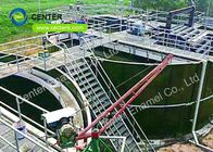 Tanques de vidro fundido a aço de 12 mm para o projeto de tratamento de águas residuais industriais