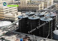 Reservatórios de aço inoxidável liso para projetos de tratamento de águas residuais industriais