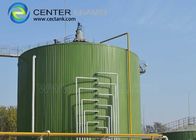 Tanques de aço de parafusos verde escuro personalizados para armazenamento de águas residuais