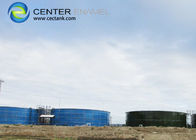 Tanques de armazenamento de água com revestimento de vidro PH14 azul escuro para esgoto