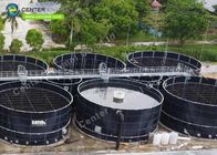 Tanques de tratamento de efluentes de vidro fundido em aço para projetos de tratamento de águas residuais industriais