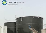 Reator CSTR com telhados de aço para planta de biogás