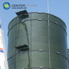 Tanque de armazenamento de esgoto municipal de aço revestido de vidro para o projeto de tratamento de águas residuais