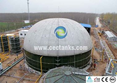 Tanque de armazenamento de biogás personalizado com revestimento de esmalte em placas de aço