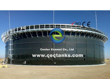 Tanque de armazenamento de biogás revestido de aço com parafusos de fábrica Máximo 10000M3 Cor personalizada