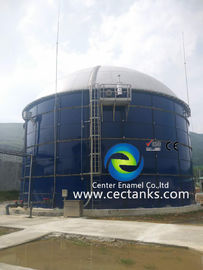 Tanques de armazenamento com parafusos revestidos com esmalte de aço para reatores de biogás de 18 000 m3 de capacidade