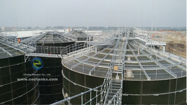 Utilização de vidro de qualidade fundido em tanques de aço / tanques de tratamento de águas residuais