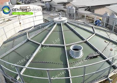 Tanques de água industriais de 35000 galões com tecto de convés de alumínio