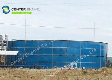 Tanque de armazenamento de biogás de vidro fundido a aço de capacidade personalizada para a planta de digestão de lama