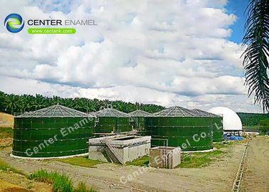 Vidro de qualidade alimentar fundido em aço Silos de armazenamento de grãos agrícolas para instalações agrícolas