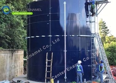 Boa resistência à corrosão vidro fundido a aço tanques de armazenamento de água residual tamanho expansível