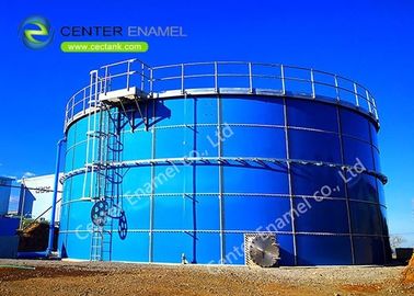 Resistência à corrosão Tanques de armazenamento de biogás de aço com vidro - fundido - ao telhado de aço