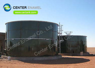 Tanques industriais de água de vidro fundido em aço para estações de tratamento de águas residuais de Coco-Cola
