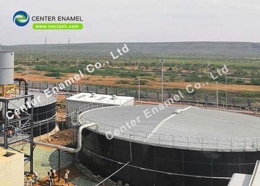 Tanque de armazenamento de biogás de aço com parafusos com resistência à corrosão