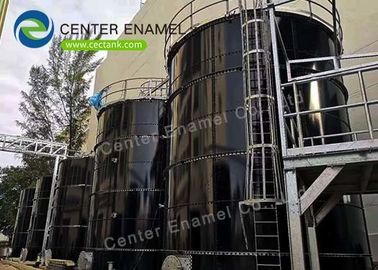 Tanques de digestão anaeróbica de aço inoxidável com vidro fundido a telhado de aço para estação de tratamento de águas residuais