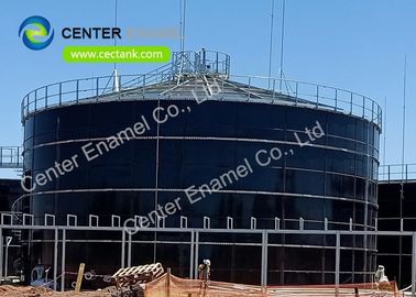 Tanques de armazenamento de líquidos de vidro fundido a aço para o projecto de tratamento de águas residuais industriais