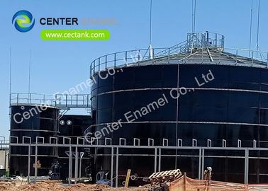 Tanques de armazenamento de líquidos de aço inoxidável para instalações industriais de tratamento de águas residuais