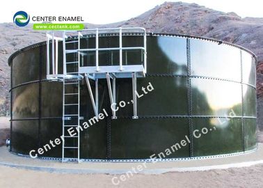 Dois tanques de armazenamento de lodo de revestimento AWWA D103-09 e EN / ISO28765 2011 Normas