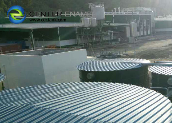 Tanques de aço revestidos de vidro de 50000 galões para processos industriais de efluentes