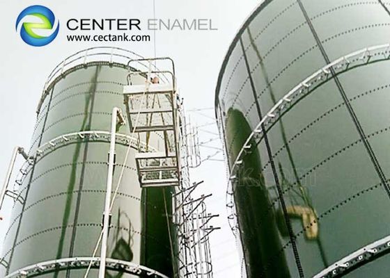 Tanques comerciais de armazenamento de água revestidos de vidro para instalações de tratamento de águas residuais