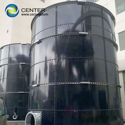 Tanques de armazenagem de aço revestidos de vidro para instalações de tratamento de lixiviação