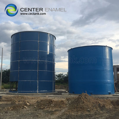 Tanques de aço para armazenamento de biogás para sistema de digestão anaeróbica