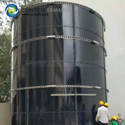 0.35mm revestimento 18000m3 tanque de armazenamento de biogás com teto GRP