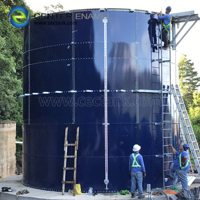 Tanque de armazenamento de lama de vidro fundido em aço para projetos de tratamento de águas residuais