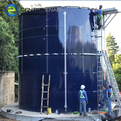 60000 galões de vidro revestido de aço tanques de água comerciais e tanques de armazenamento de água industrial