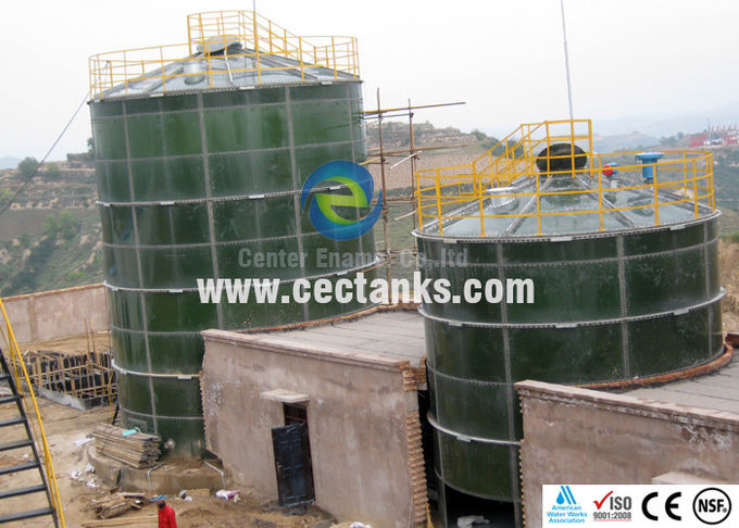 AWWA D103 Tanque de armazenamento de lodo de aço fundido de vidro para instalações de tratamento de lodo (STP) 0