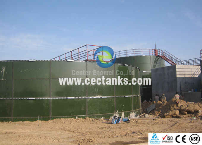 Tanques de aço fundido de vidro para armazenamento de água com padrão ANSI / AWWA D103 1