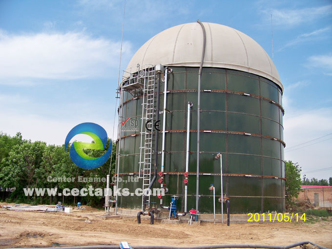 1 -4MW Biogas Power Plant EPC Turnkey BOT BTO Serviço de projeto com tanques de armazenamento de vidro fundido a aço 1
