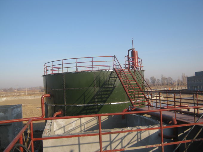 Tanque de armazenamento de biogás GLS para tratamento de digestão anaeróbica com teto de dupla membrana ou teto de esmalte 0
