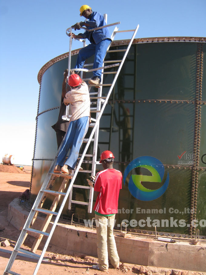 Tanque de armazenamento de biogás para várias aplicações, desde água potável até digestão anaeróbica 1