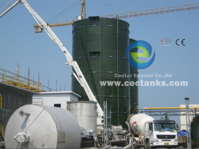 Sistemas de armazenamento de grãos de aço fundido em concreto ou vidro Resistência a impactos 0