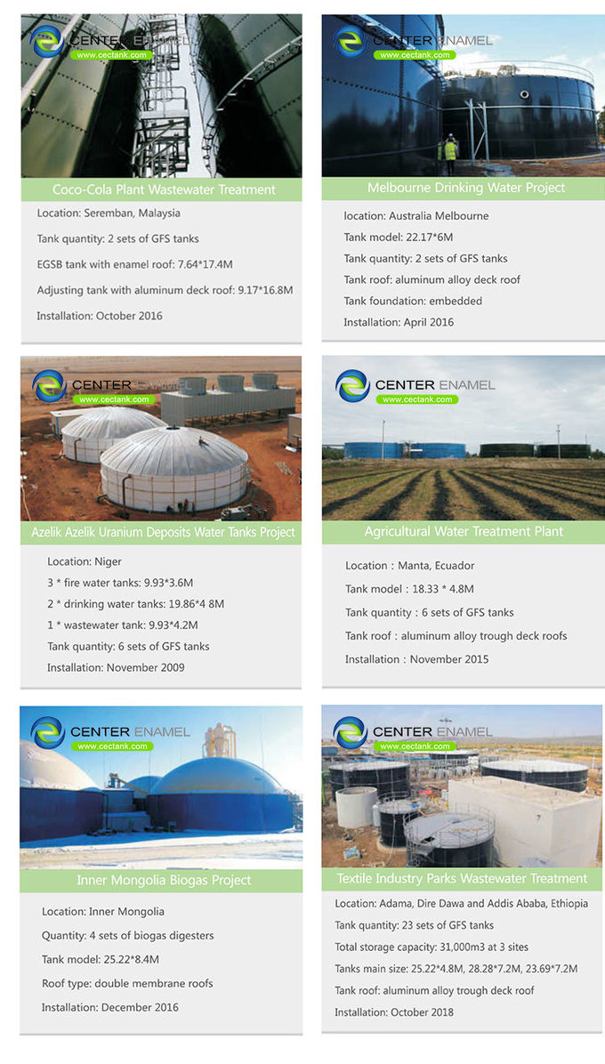 Tanques de armazenamento de granéis secos de 25000 galões de qualidade alimentar para plantas agrícolas 0