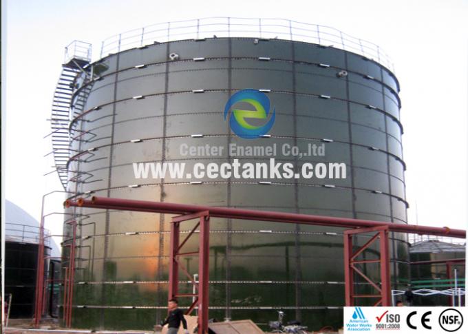 Tanques de água industriais de vidro fundido em aço / tanque de água de aço de 10000 litros 0