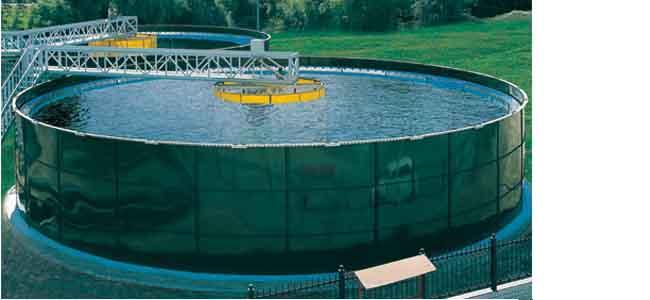 Tanques de armazenamento de água de resíduos de pintura de vidro de esmalte, 50000 galões de tanques de armazenamento de água 0