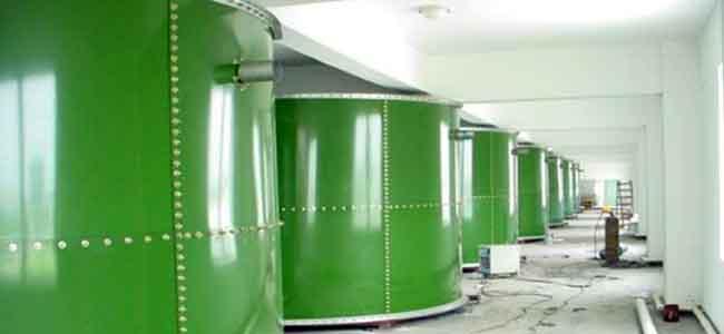 Tanque impermeável de tratamento de águas residuais de gás e líquidos / Tanque de água de aço de 10000 litros 0