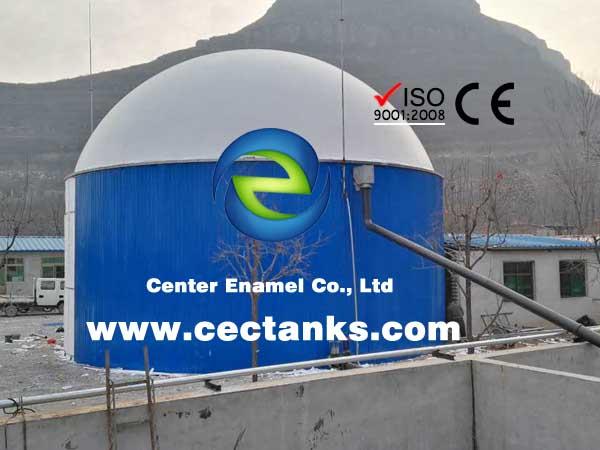 Bolted Steel Grain Storage Tanks With Aluminium Dome Roof