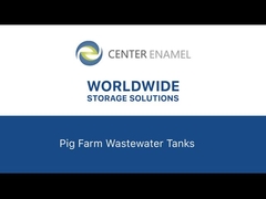 Bolting Sustainability Together: Centers Enamel's Bolted Steel Tanks for Pig Farm Wastewater Project (Centro Enamel's Tanques de aço para projetos de águas residuais de fazendas de porcos)