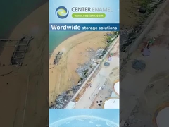 Projeto de tratamento de águas residuais químicas de Guangxi (tanques de epoxi ligados por fusão)