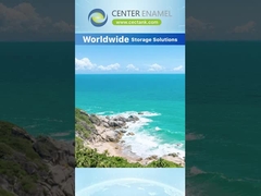 Tanques de águas residuais de vidro fundido a aço com uma vida útil de 30 anos