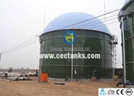 Instalações de biogás Tanques de aço fundido de vidro utilizados como reator misto anaeróbico