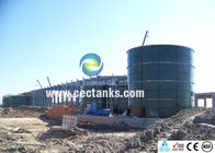 Tanque gigante de esmalte de armazenamento de grãos Silos de aço revestido de vidro instalados para armazenamento em massa seco