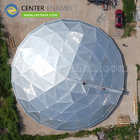Estrutura autossustentável Tanques de armazenamento de teto de cúpula de alumínio
